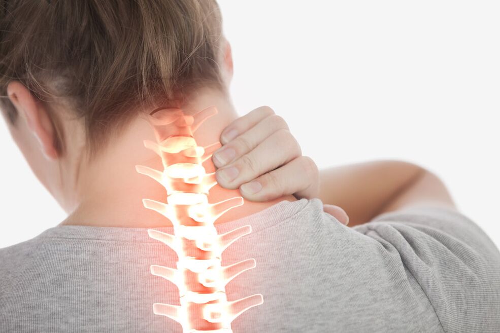 dor de pescozo debido á osteocondrose